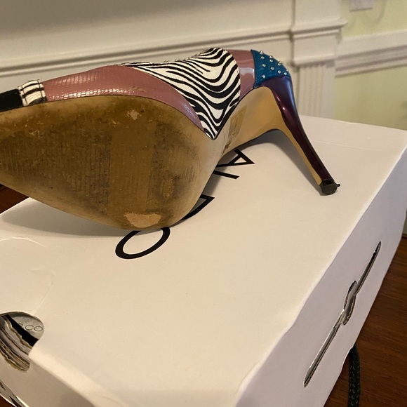 Aldo Mix Print Heels - Picture 2 of 2